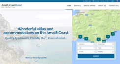 Desktop Screenshot of amalficoastrental.com